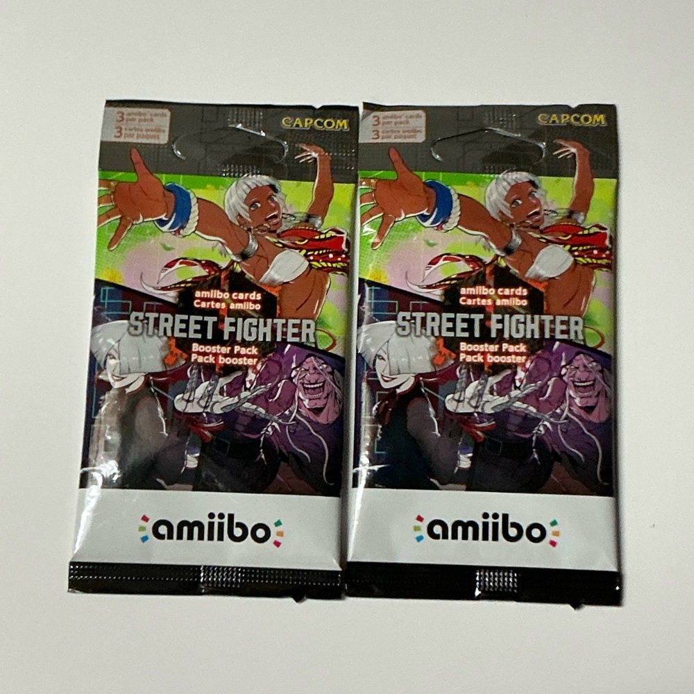 2 Street Fighter Amiibo Cards Booster Pack